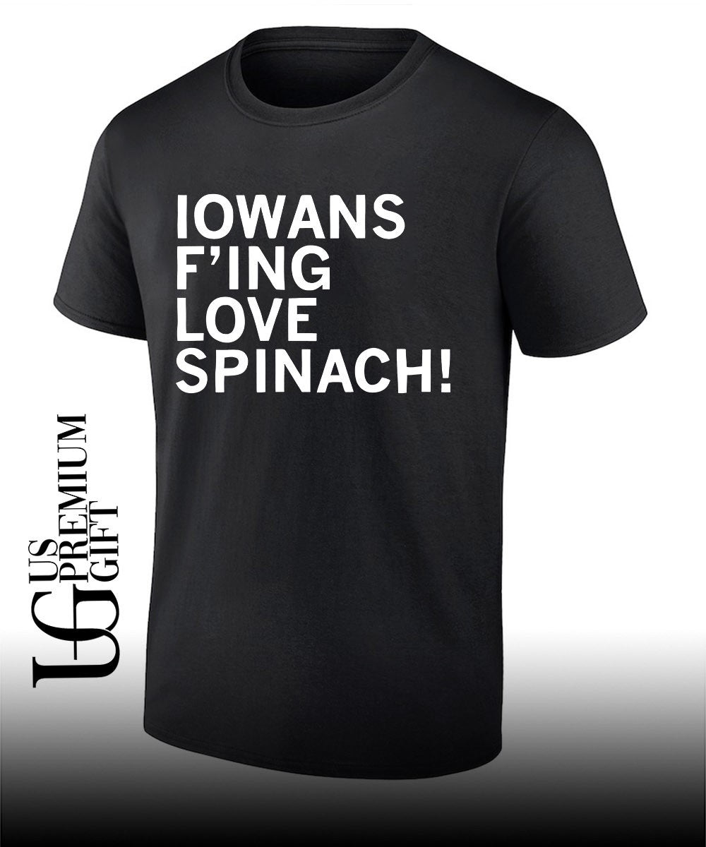 Lowans Love Spinach shirt Unisex T-shirt, Sweatshirt, Hoodie, Long Sleeve Tee - T-Shirt, Sweatshirt, Hoodie