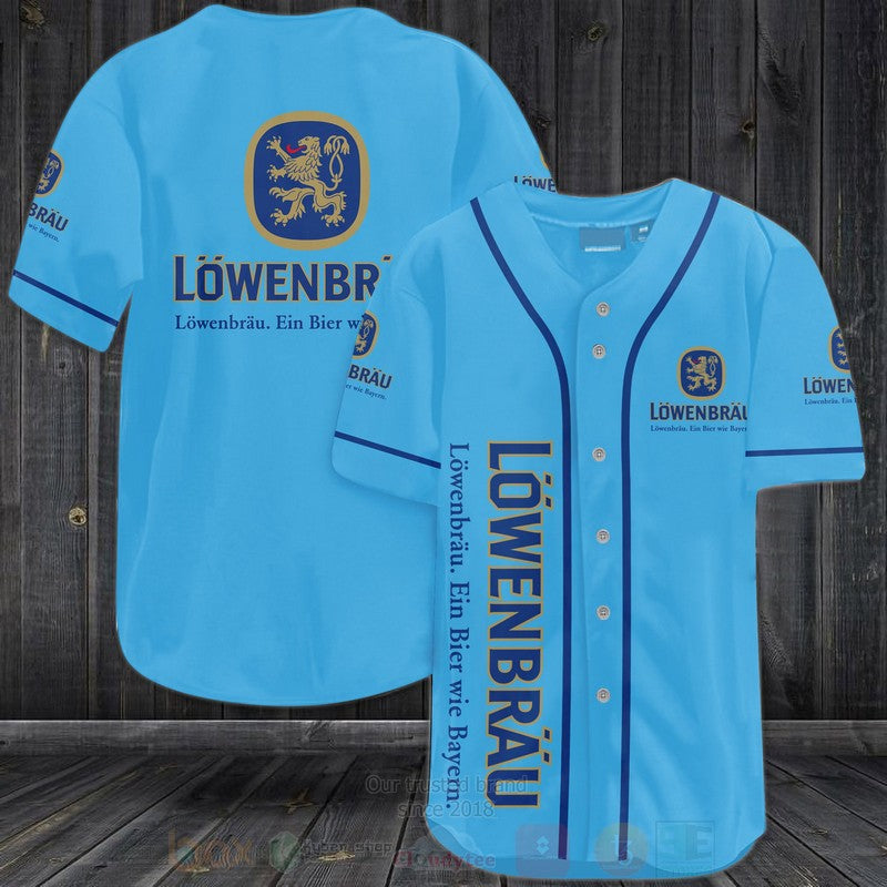FASHION Lowenbrau Brewery Baseball Jerseys Botton Shirt baseball jersey product view 1
