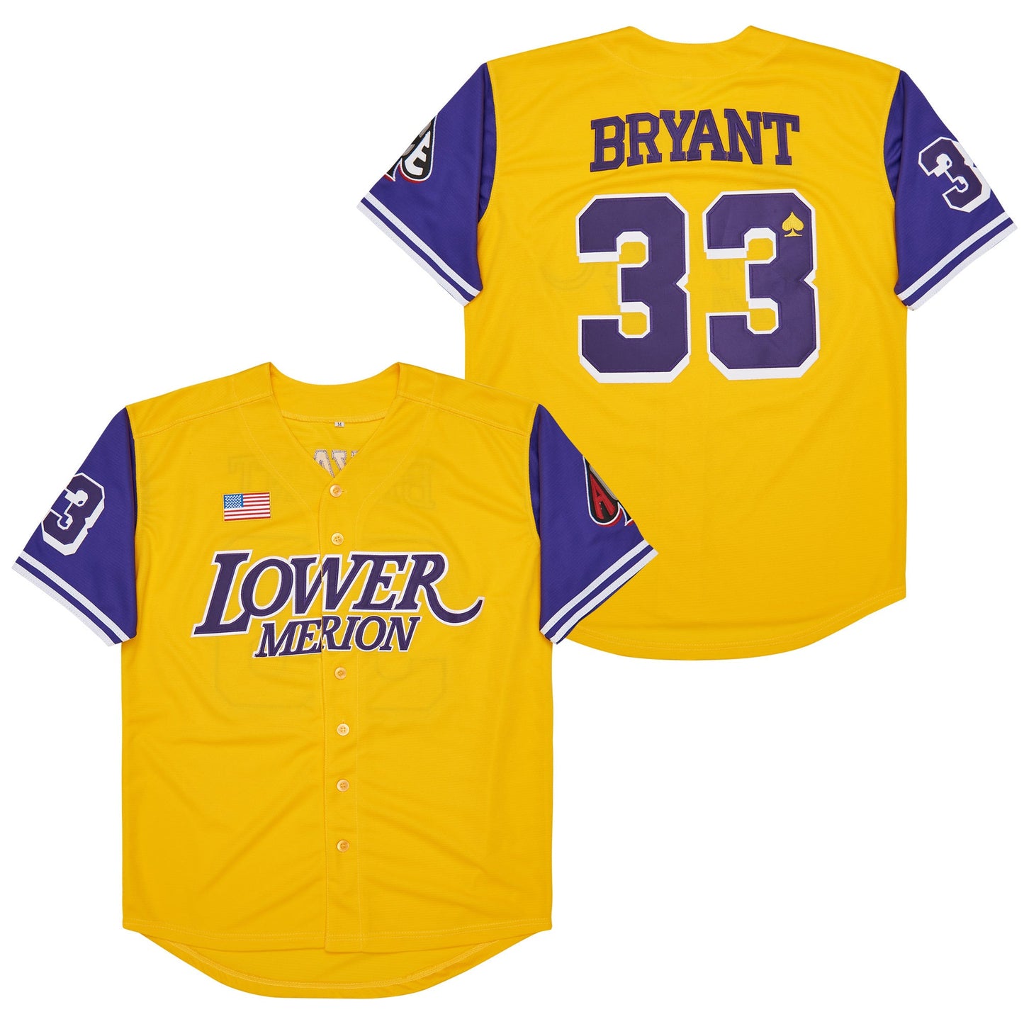 Lower Merion #33 Bryant College Football Jersey football jersey product view 1