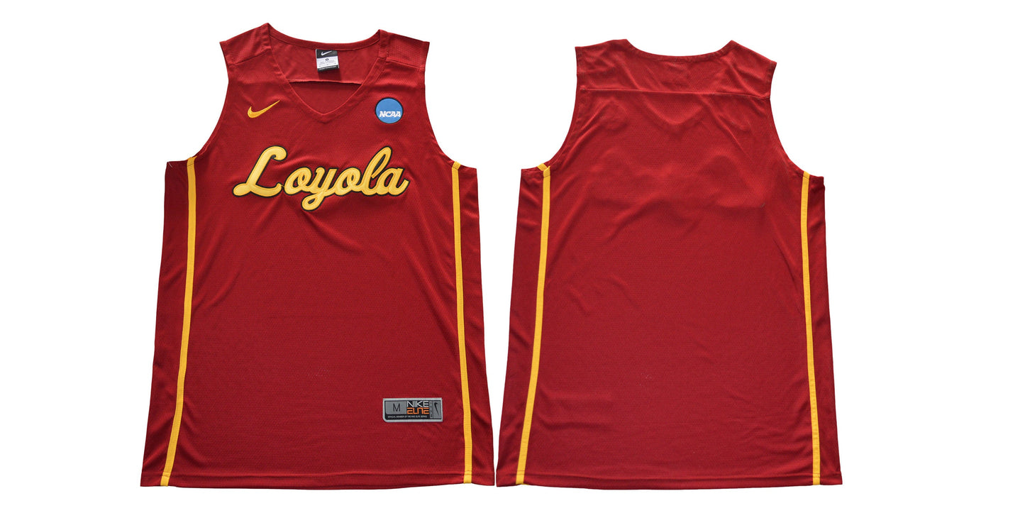 Loyola (Chi) Ramblers Blank Red College Football Jersey football jersey product view 1
