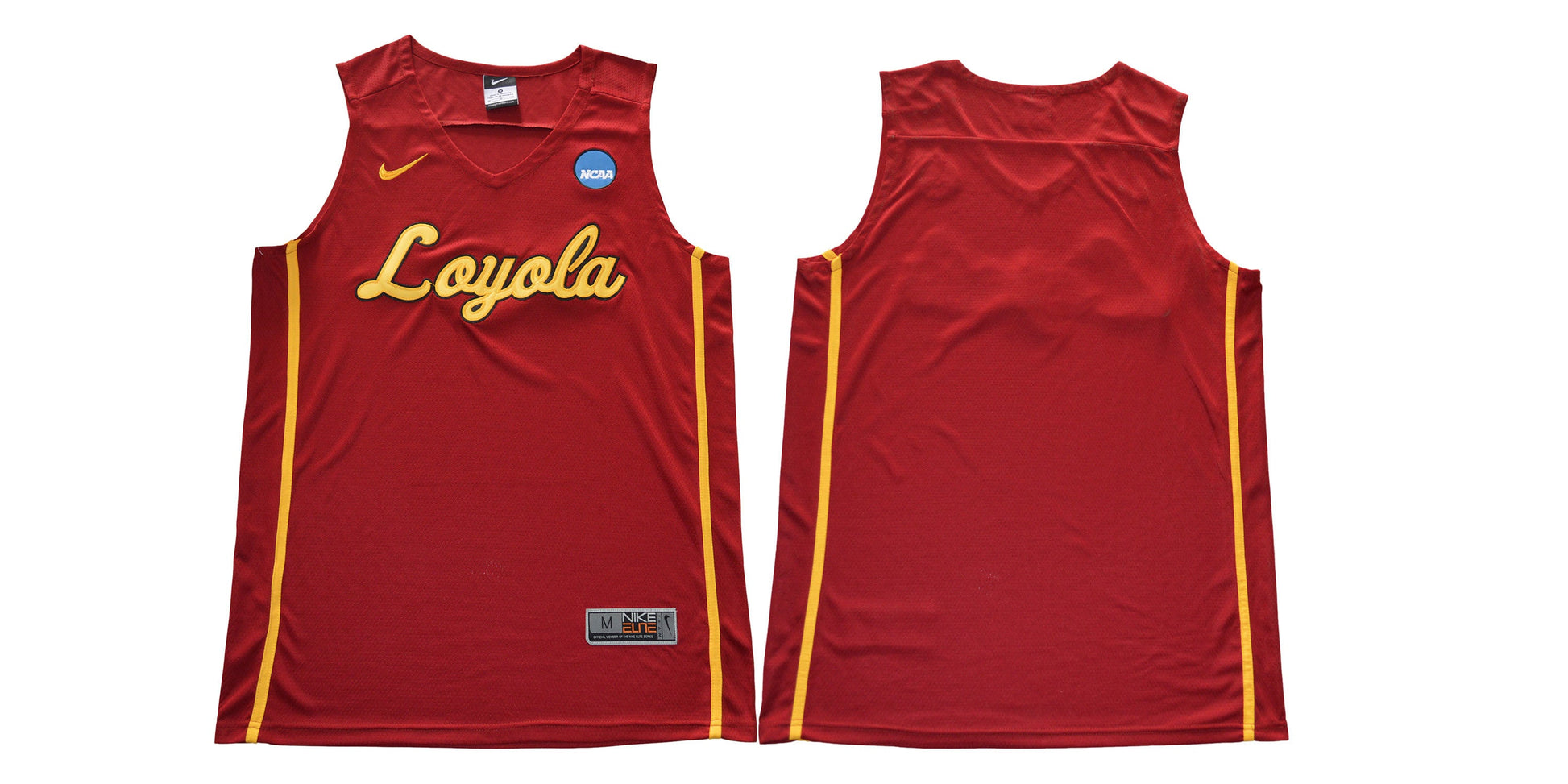Loyola (Chi) Ramblers Blank Red College Football Jersey football jersey product view 1