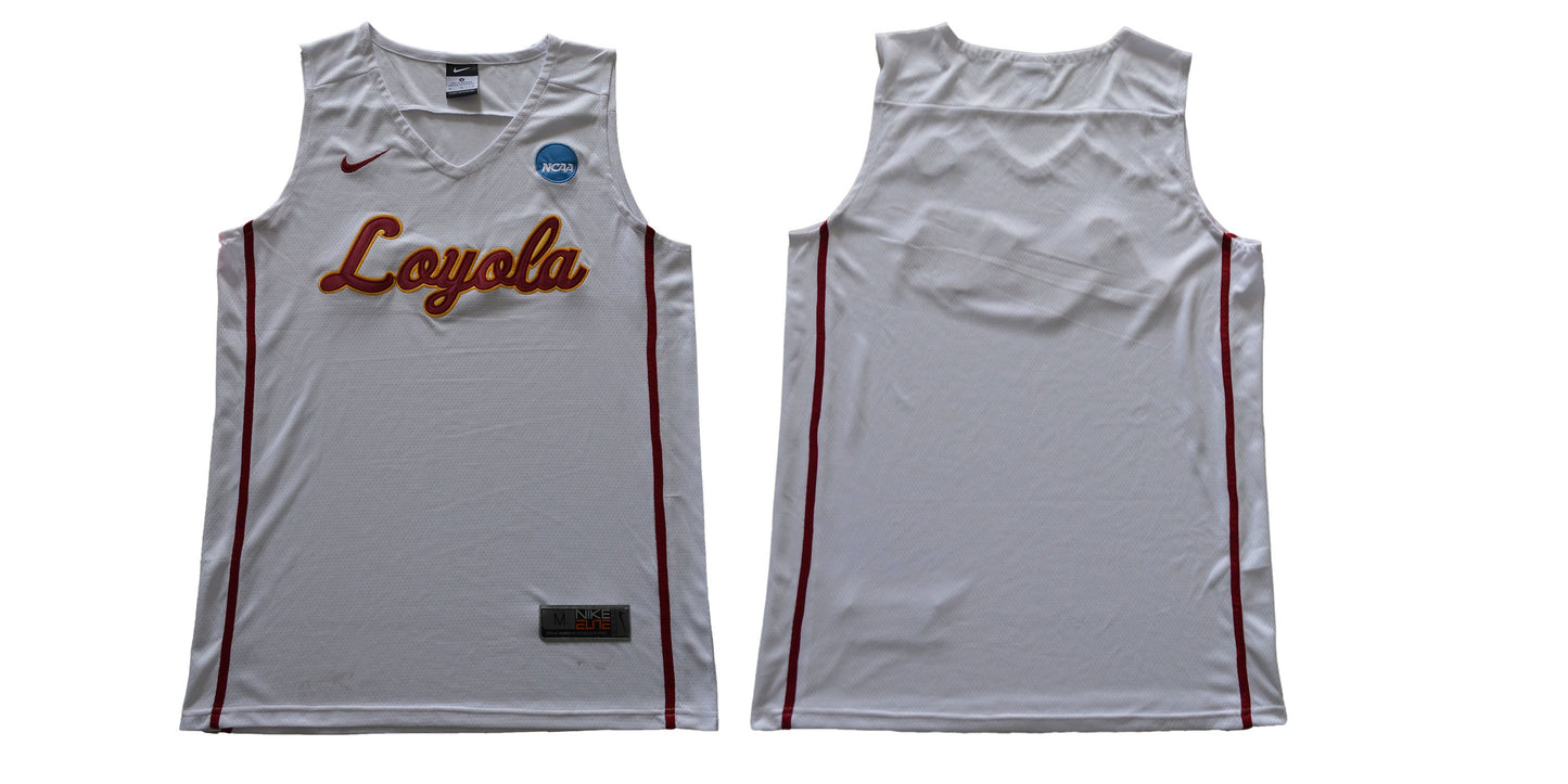 Loyola (Chi) Ramblers Blank White College Football Jersey football jersey product view 1