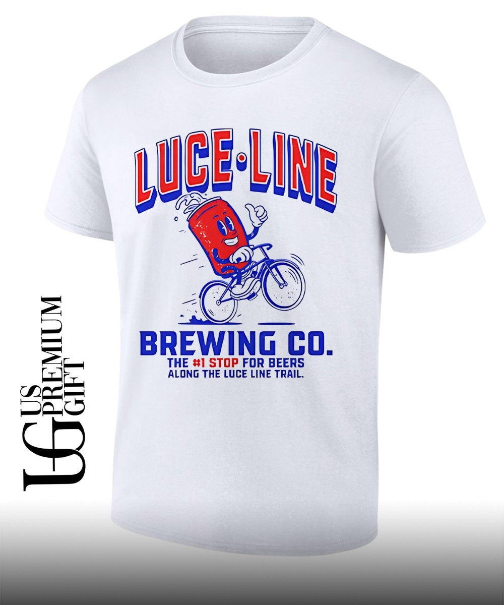 Luce line brewing co the 1 stop for beers along the luce line trail T-shirt Unisex T-shirt, Sweatshirt, Hoodie, Long Sleeve Tee - T-Shirt, Sweatshirt, Hoodie