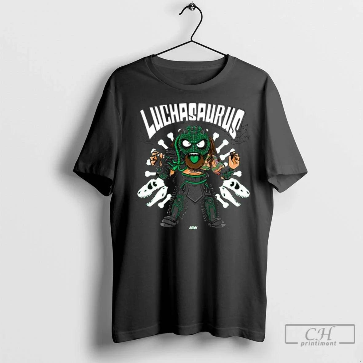 Luchasaurus Back From Long Sleve T Shirts Unisex T-shirt, Sweatshirt, Hoodie, Long Sleeve Tee - T-Shirt, Sweatshirt, Hoodie