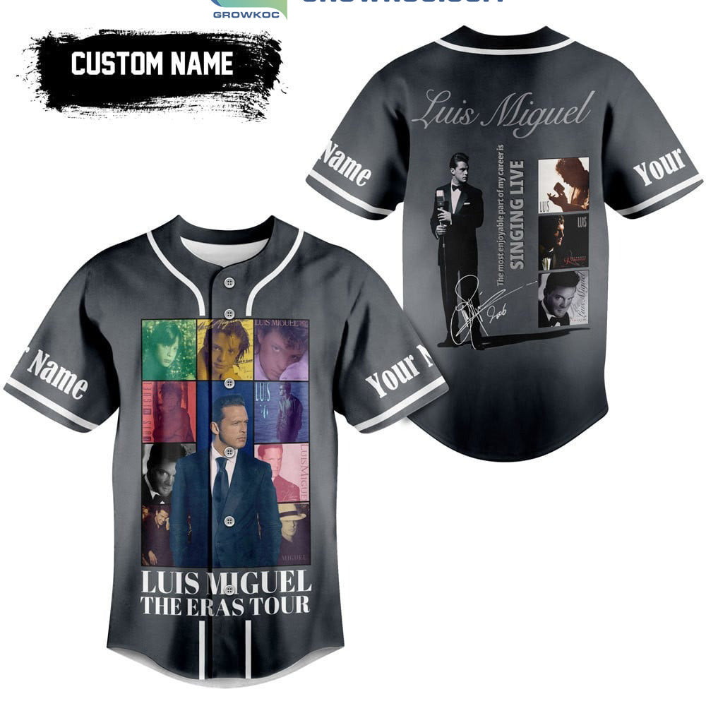 Luis Miguel The Eras Tour Personalized Baseball Jersey baseball jersey product view 1