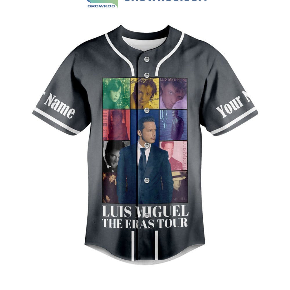 Luis Miguel The Eras Tour Personalized Baseball Jersey baseball jersey product view 2