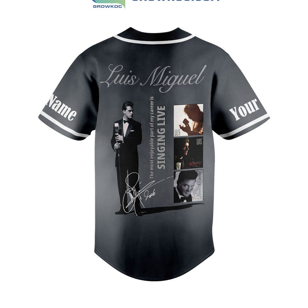 Luis Miguel The Eras Tour Personalized Baseball Jersey baseball jersey product view 3