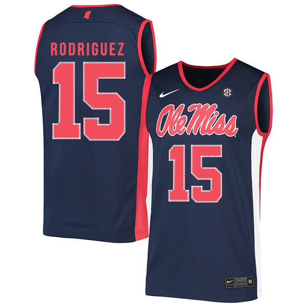 Luis Rodriguez 15 Navy College Football Jersey football jersey product view 1