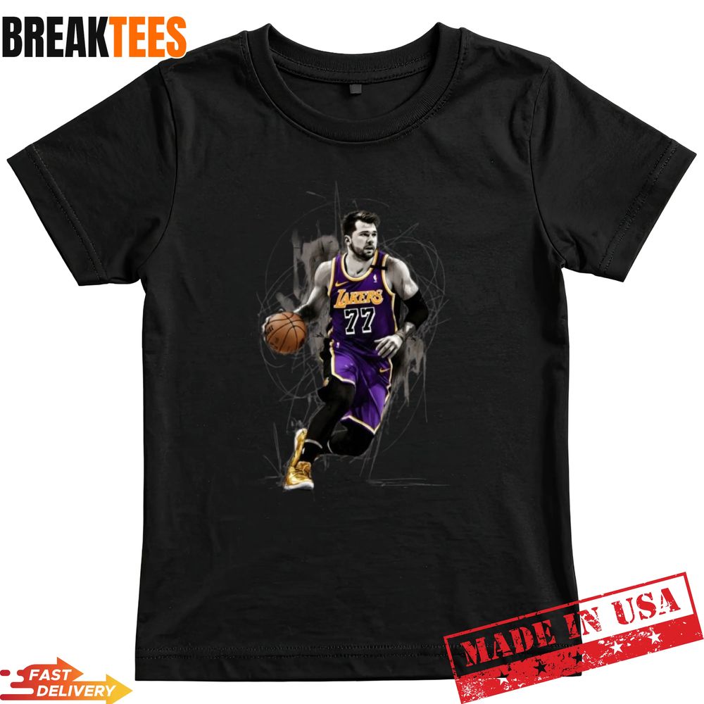 Luka Doncic Los Angeles Lakers Basketball Shirt Unisex T-shirt, Sweatshirt, Hoodie, Long Sleeve Tee - T-Shirt, Sweatshirt, Hoodie