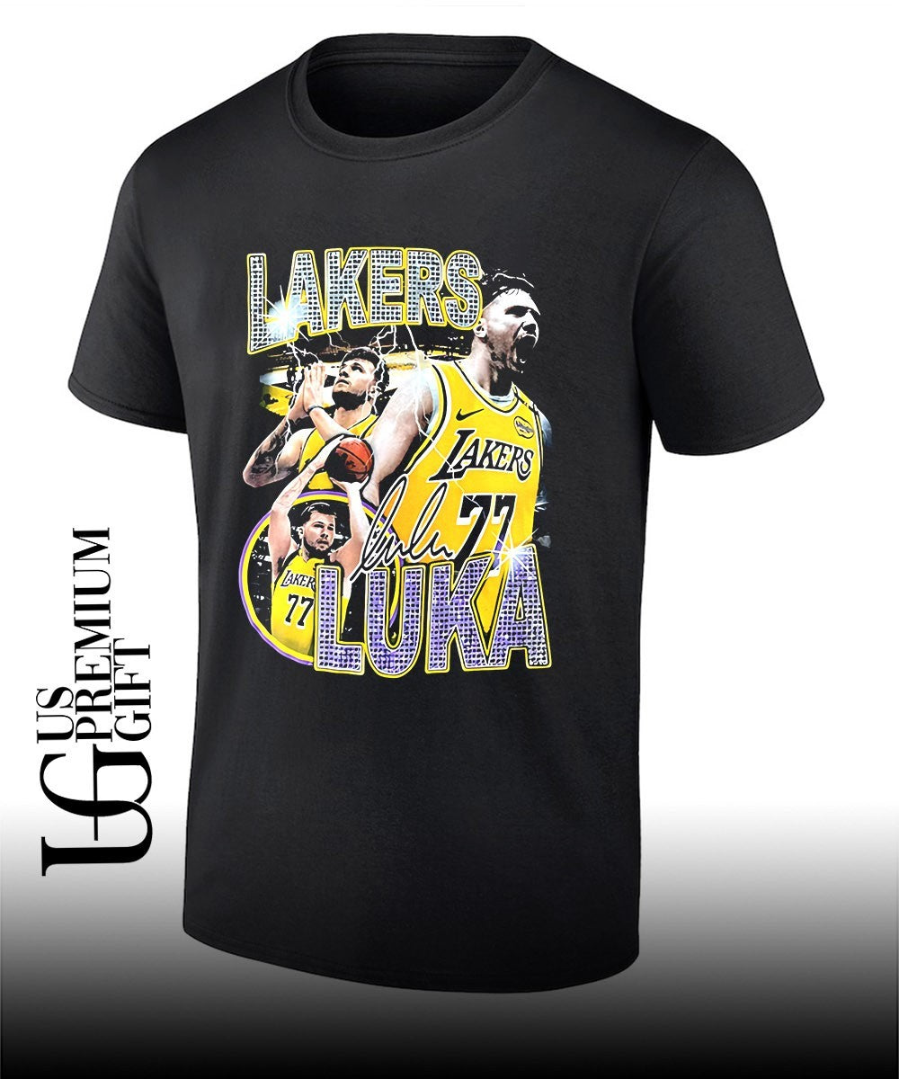 Luka Doncic Los Angeles Lakers NBA signature shirt Unisex T-shirt, Sweatshirt, Hoodie, Long Sleeve Tee - T-Shirt, Sweatshirt, Hoodie