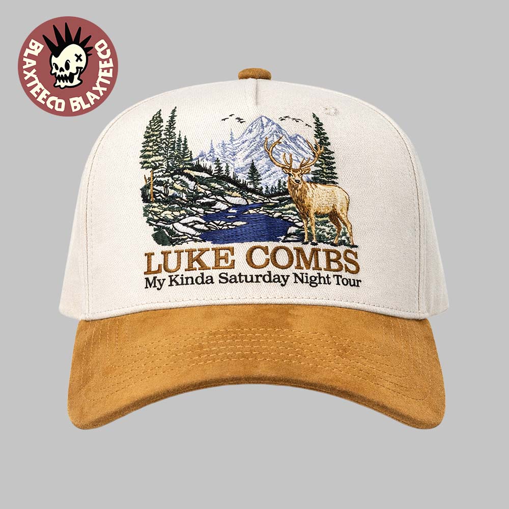 Luke Combs My Kinda Saturday Night Tour 2026 Merch Landscape Cap Hat Snapback Unisex T-shirt, Sweatshirt, Hoodie, Long Sleeve Tee - T-Shirt, Sweatshirt, Hoodie