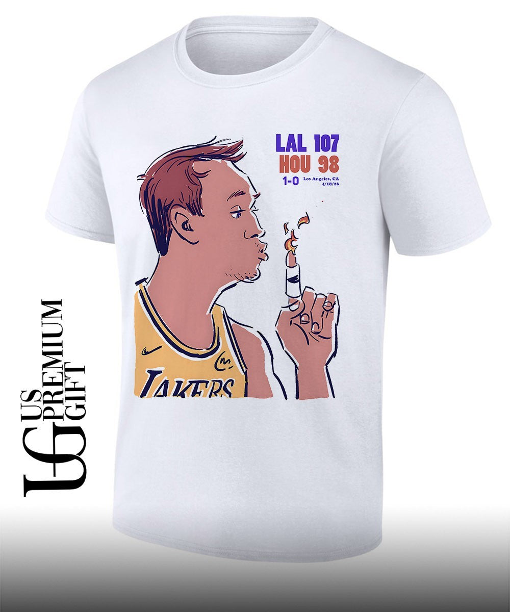 Luke Kennard Los Angeles Lakers NBA Playoffs 2026 cartoon shirt Unisex T-shirt, Sweatshirt, Hoodie, Long Sleeve Tee - T-Shirt, Sweatshirt, Hoodie