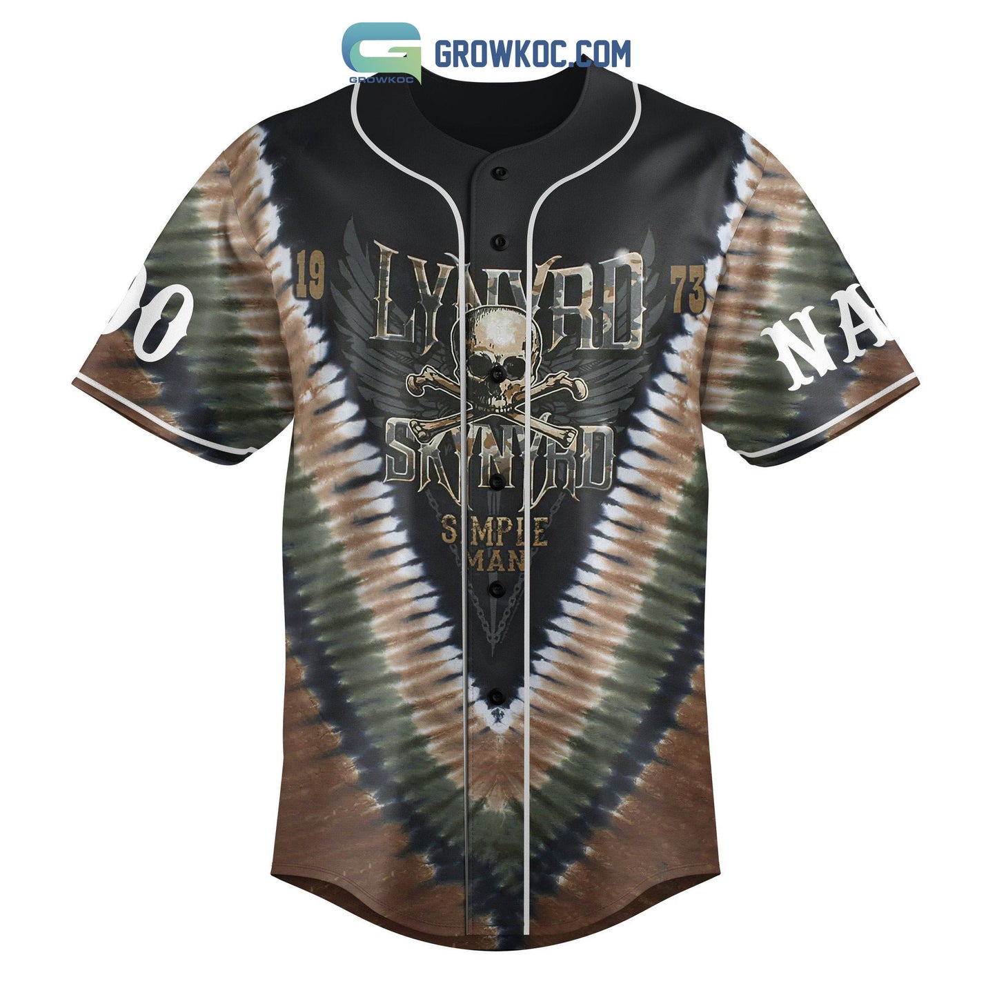 Lynyrd Skynyrd Simple Man 1973 Personalized Baseball Jersey baseball jersey product view 2