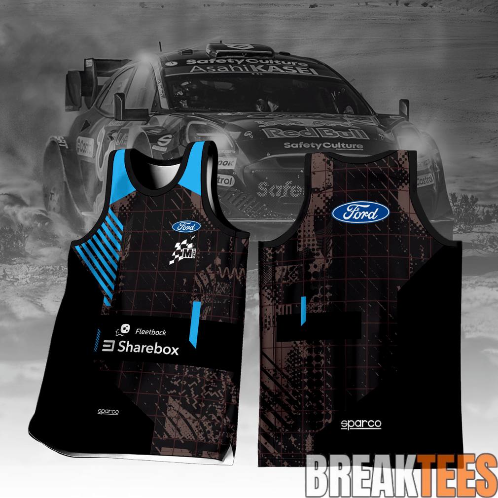 M Sport Ford World Rally Team Special Jersey Shirt sports jersey product view 1