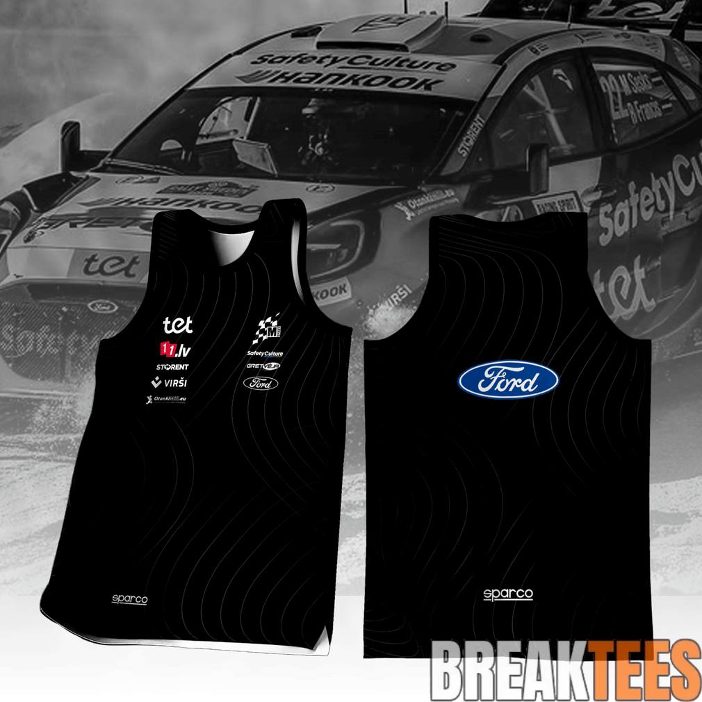 M Sport Ford World Rally Team Special Jersey Shirt sports jersey product view 2