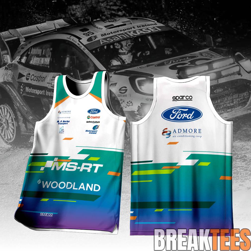 M Sport Ford World Rally Team Special Jersey Shirt sports jersey product view 3