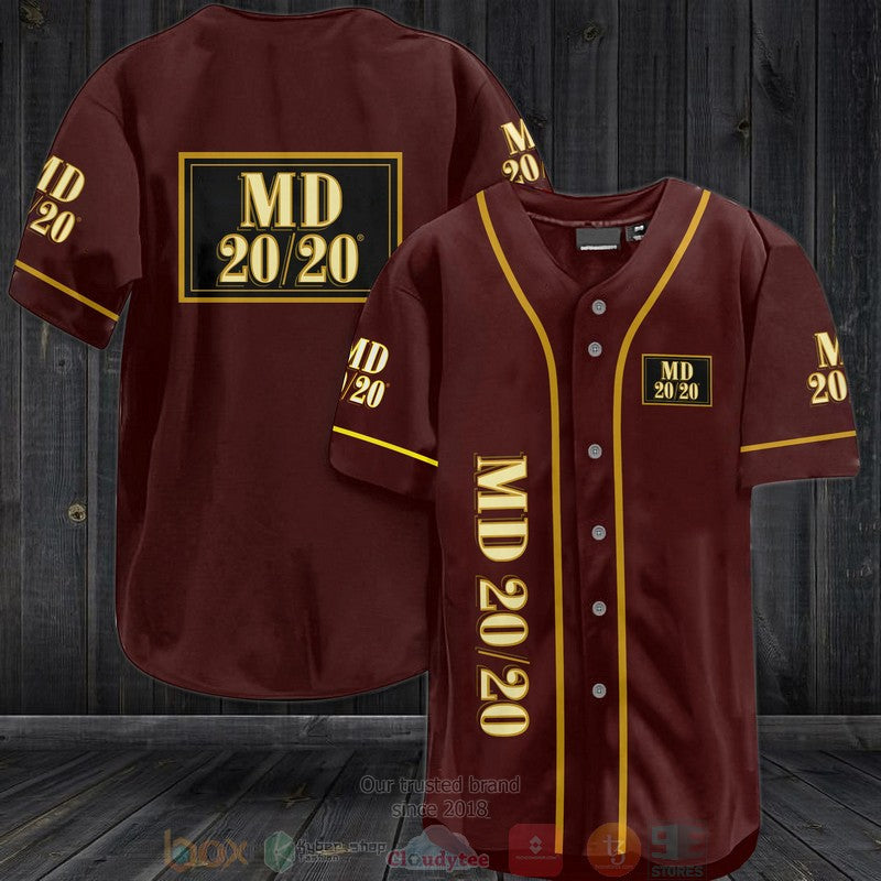 MD 20 20 Baseball shirt baseball jersey product view 1