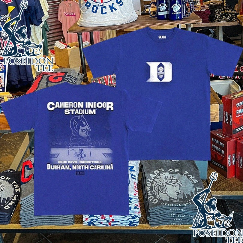 Cameron Indoor Stadium Blue Devil Basketball Durham North Carolina T-shirt Unisex T-shirt, Sweatshirt, Hoodie, Long Sleeve Tee - T-Shirt, Sweatshirt, Hoodie