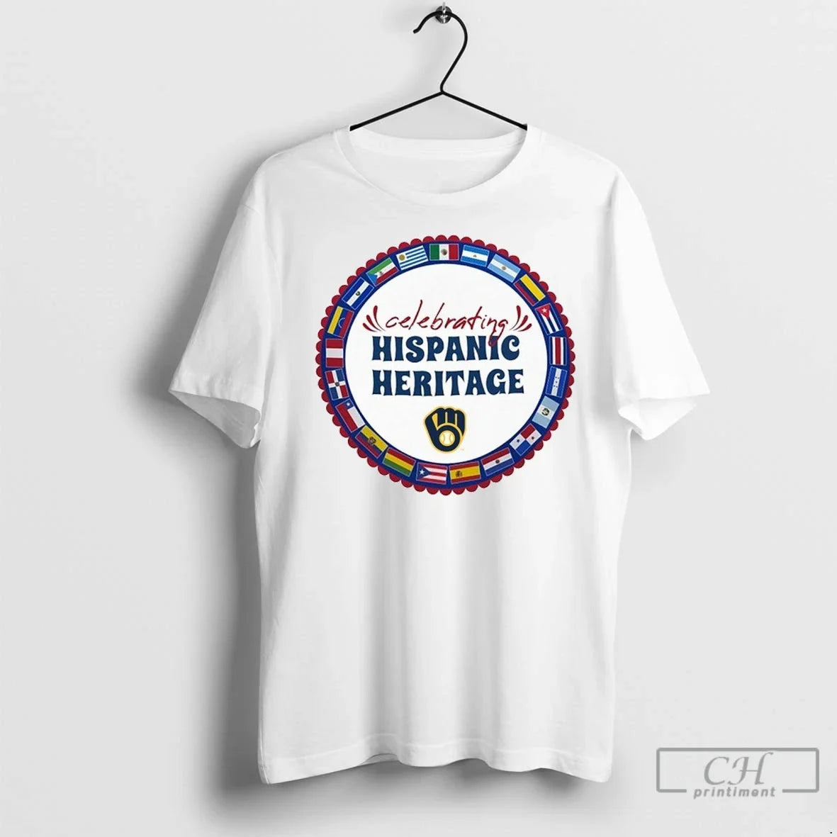 Mlb Milwaukee Brewers Starter Celebrating Hispanic Heritage T Shirts Unisex T-shirt, Sweatshirt, Hoodie, Long Sleeve Tee - T-Shirt, Sweatshirt, Hoodie