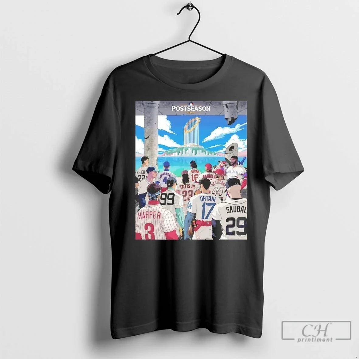 Mlb Postseason 2025 Journey Continues T Shirts Unisex T-shirt, Sweatshirt, Hoodie, Long Sleeve Tee - T-Shirt, Sweatshirt, Hoodie