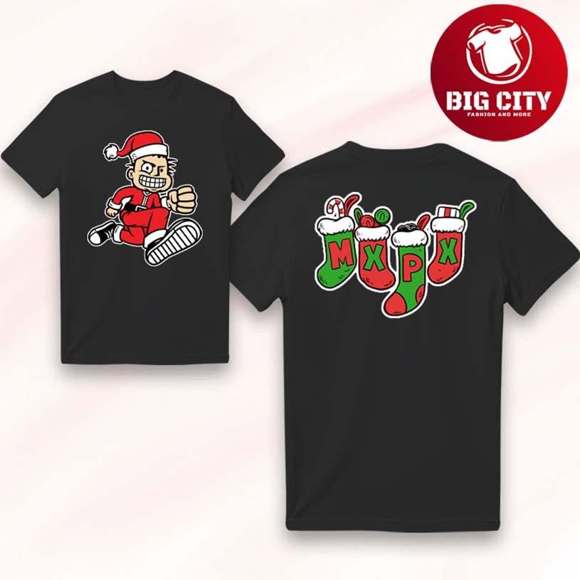 MXPX Santa Px 2025 Two Sided Shirt Unisex T-shirt, Sweatshirt, Hoodie, Long Sleeve Tee - T-Shirt, Sweatshirt, Hoodie