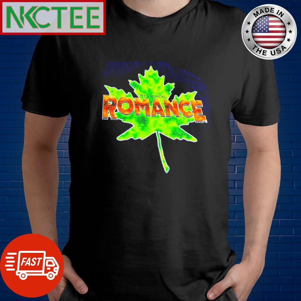 MY CHEMICAL ROMANCE maple leaf shirt Unisex T-shirt, Sweatshirt, Hoodie, Long Sleeve Tee - T-Shirt, Sweatshirt, Hoodie