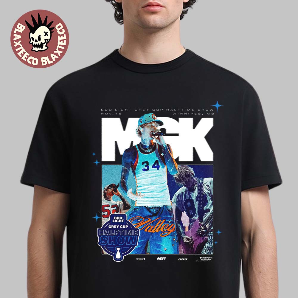 Machine Gun Kelly MGK Headline The 112th Grey Cup Halftime Show In Winnipeg On November 16 2025 T-Shirt - T-Shirt, Sweatshirt, Hoodie