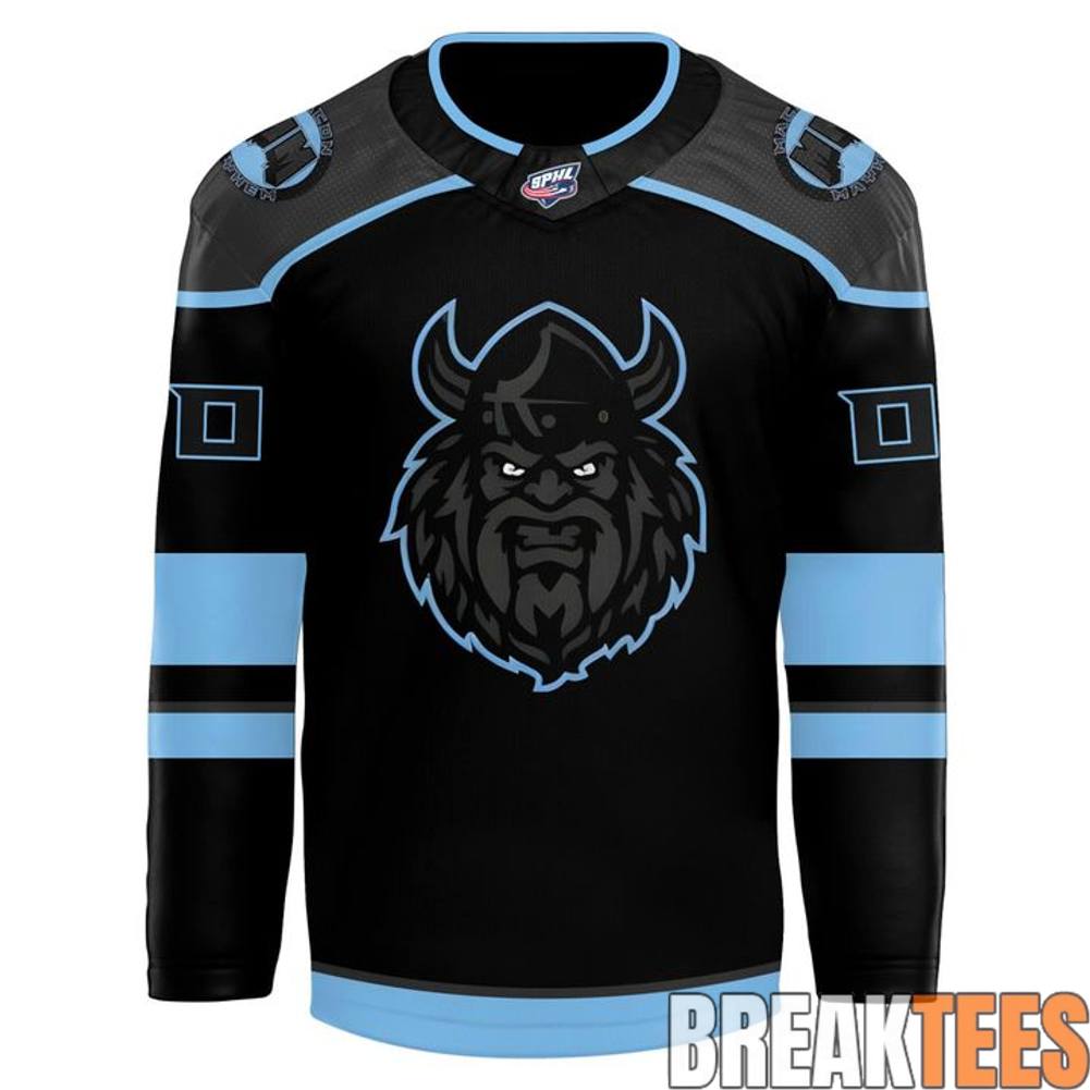 Macon Mayhem 2026 Blackout Hockey Jersey hockey jersey product view 2