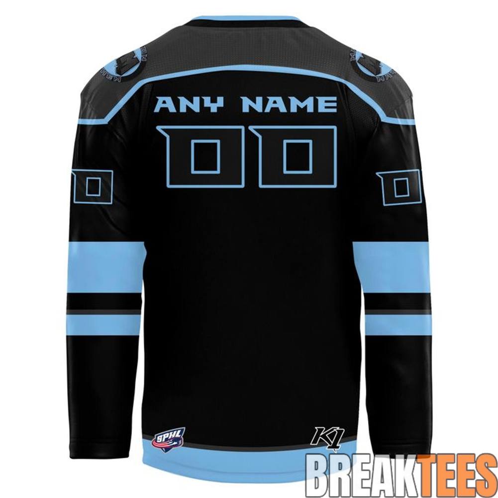 Macon Mayhem 2026 Blackout Hockey Jersey hockey jersey product view 3