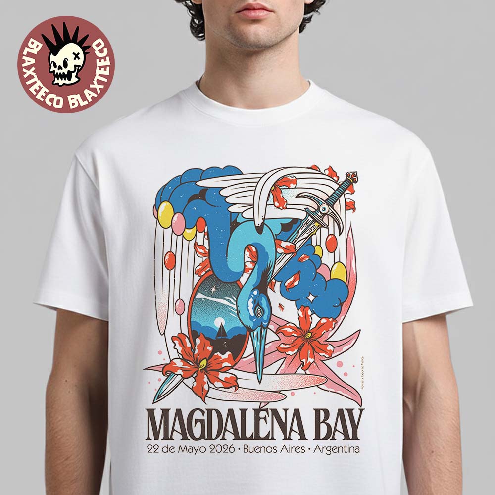 Magdalena Bay Buenos Aires Argentina 2026 Event Poster On 22 De Mayo 2026 T-Shirt Unisex T-shirt, Sweatshirt, Hoodie, Long Sleeve Tee - T-Shirt, Sweatshirt, Hoodie