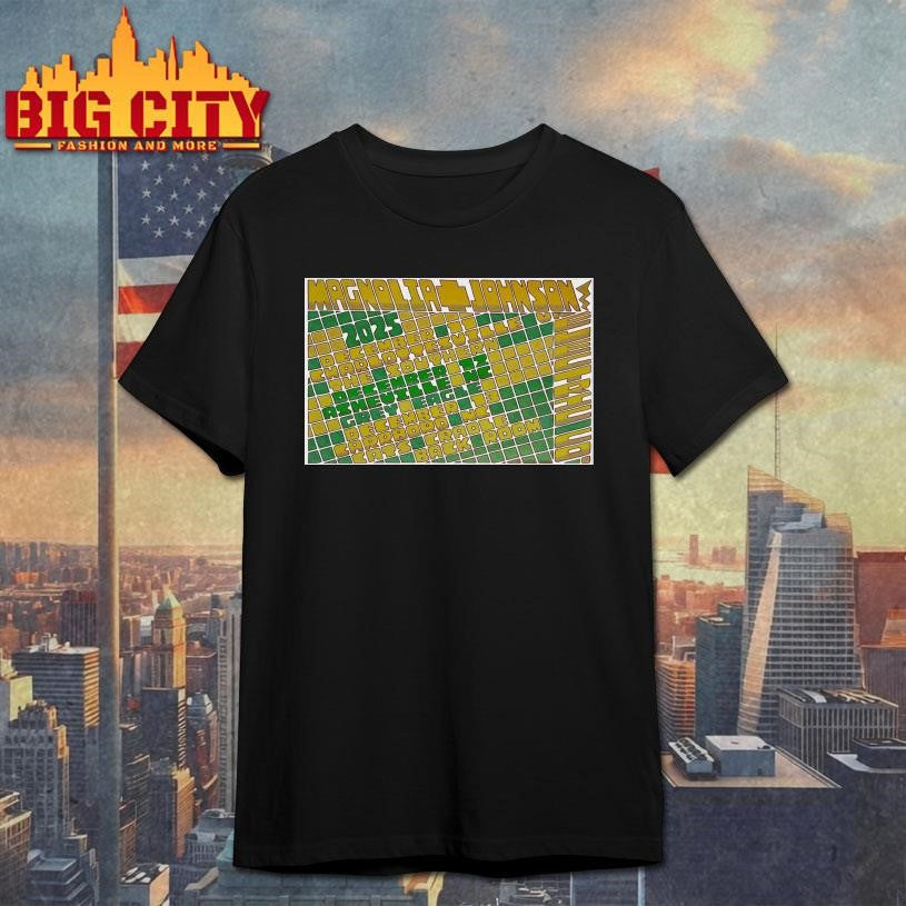 Magnolia &amp; Johnson Tour 2025 Poster Shirt Unisex T-shirt, Sweatshirt, Hoodie, Long Sleeve Tee - T-Shirt, Sweatshirt, Hoodie