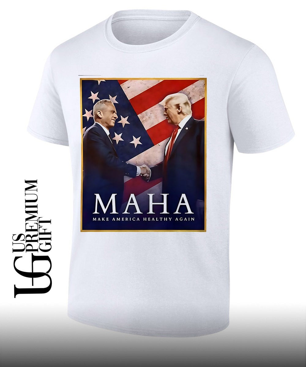 Maha Make America Healthy Again shirt Unisex T-shirt, Sweatshirt, Hoodie, Long Sleeve Tee - T-Shirt, Sweatshirt, Hoodie