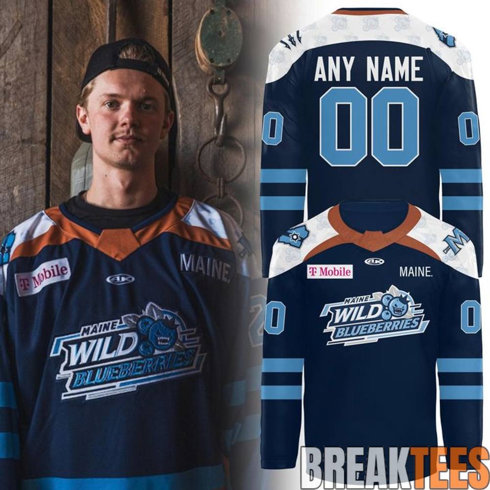 Maine Mariners 2026 Wild Blueberries Hockey Jersey Unisex T-shirt, Sweatshirt, Hoodie, Long Sleeve Tee - T-Shirt, Sweatshirt, Hoodie