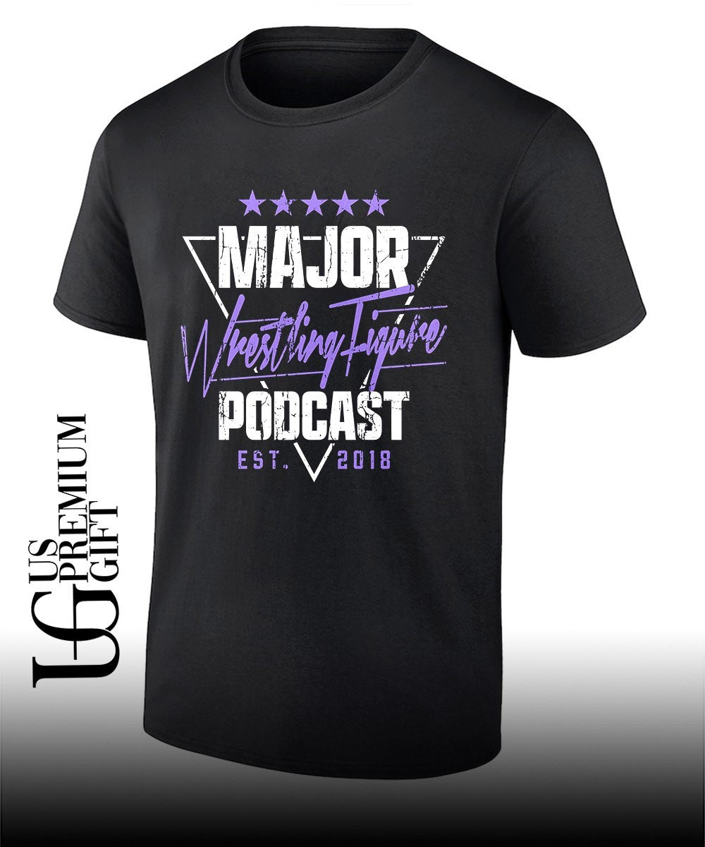 Major Wrestling Figure Podcast Est 2018 shirt Unisex T-shirt, Sweatshirt, Hoodie, Long Sleeve Tee - T-Shirt, Sweatshirt, Hoodie