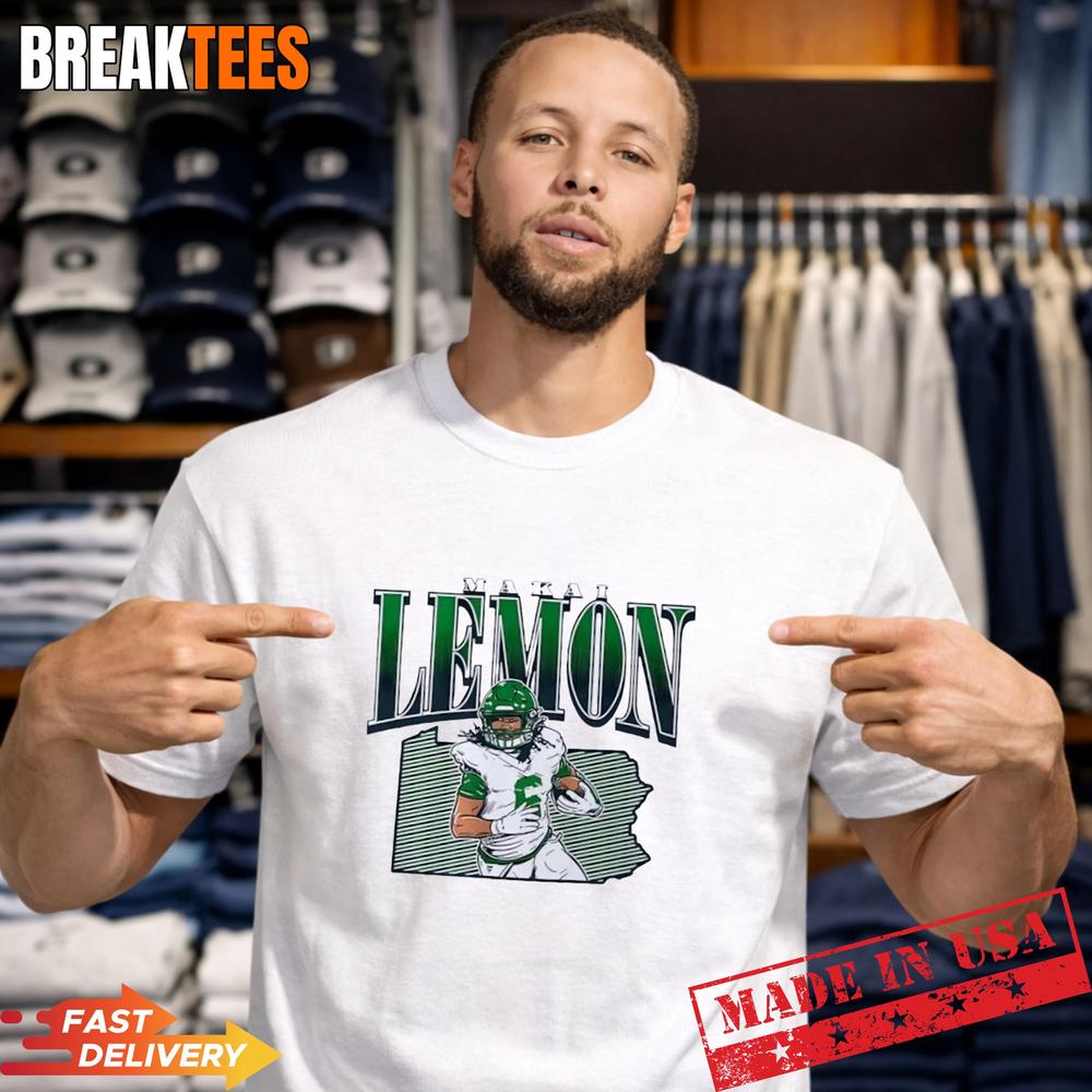 Makai Lemon State Star Remix Football Map T-Shirt Unisex T-shirt, Sweatshirt, Hoodie, Long Sleeve Tee - T-Shirt, Sweatshirt, Hoodie