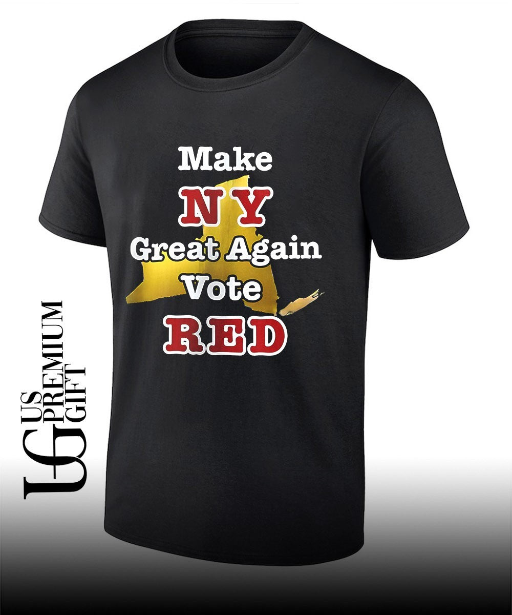 Make NY Great Again Vote Red New York Republican shirt Unisex T-shirt, Sweatshirt, Hoodie, Long Sleeve Tee - T-Shirt, Sweatshirt, Hoodie
