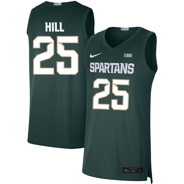 Malik Hall 25 Green College Football Jersey football jersey product view 1