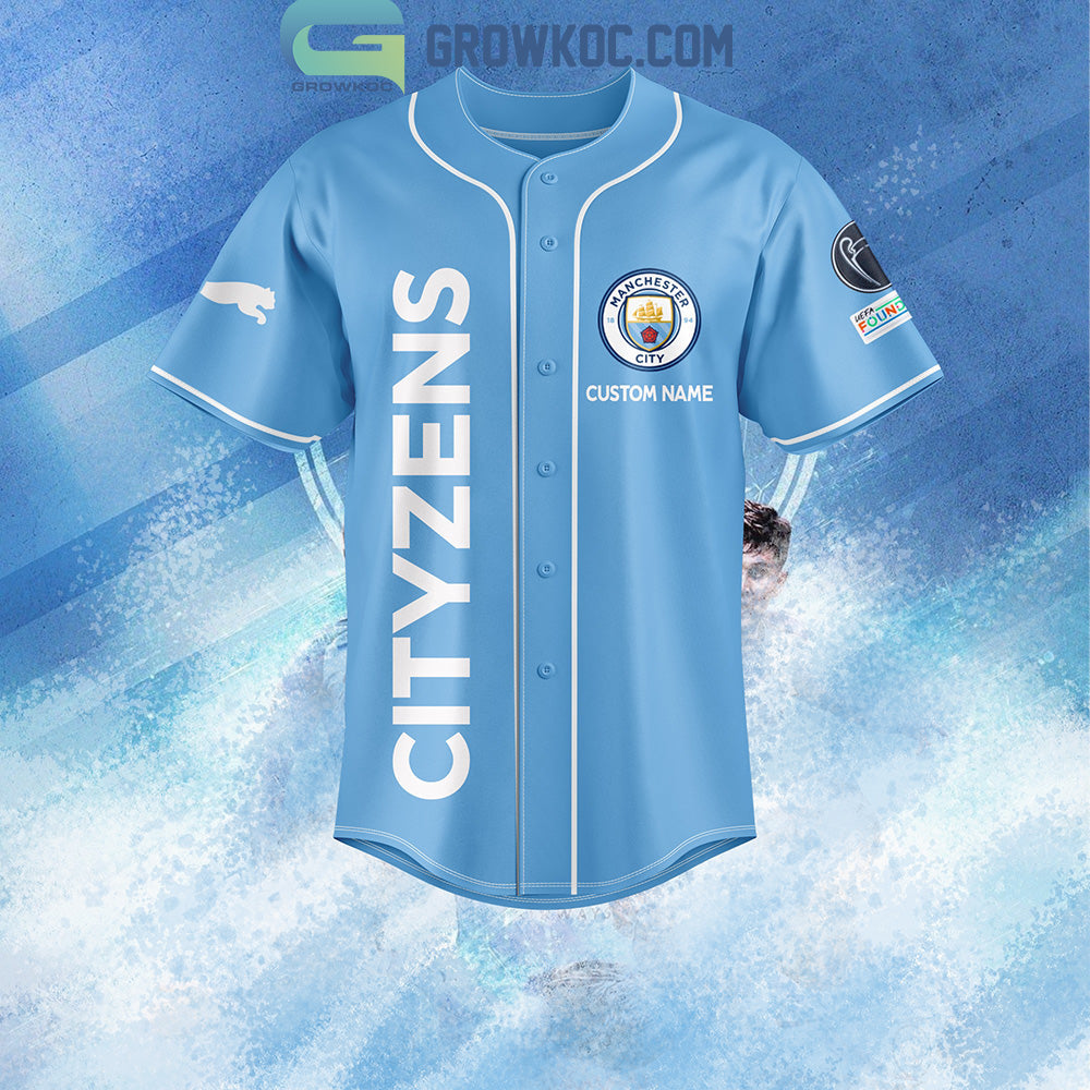 Manchester City Istanbul 2023 Final Champions Personalized The Citizens Baseball Jersey baseball jersey product view 3
