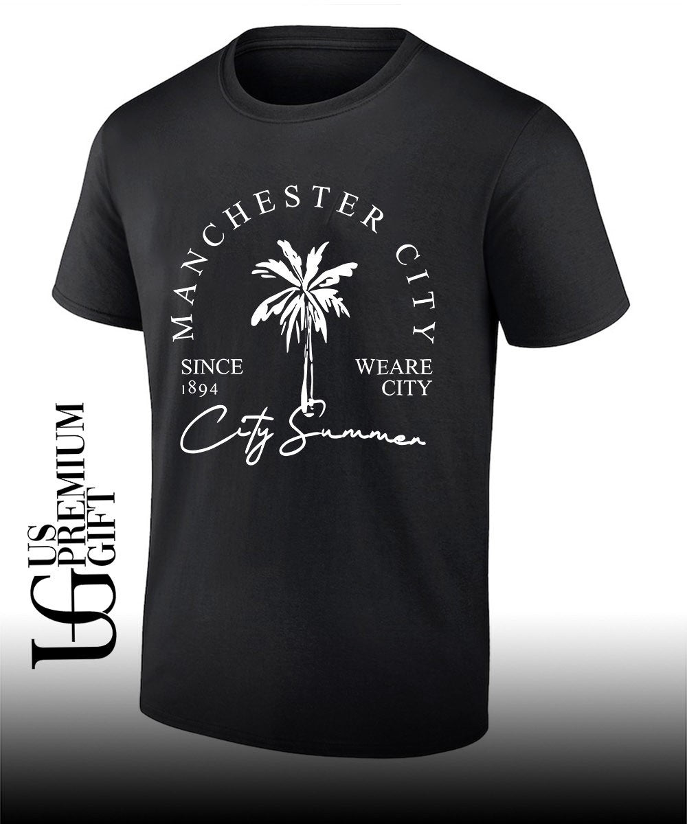 Manchester City Summer Weare City since 1894 shirt Unisex T-shirt, Sweatshirt, Hoodie, Long Sleeve Tee - T-Shirt, Sweatshirt, Hoodie