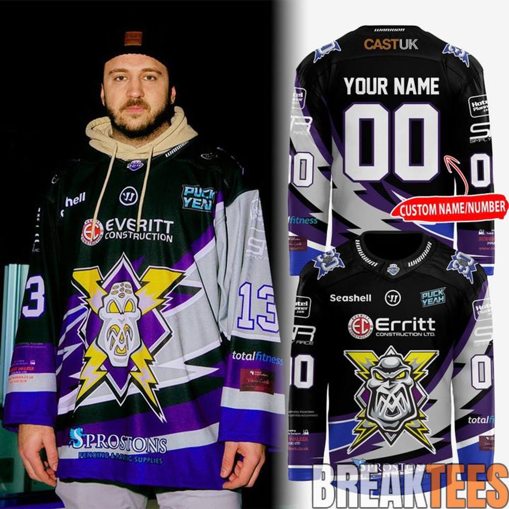 Manchester Storm 2026 Retro Night Hockey Jersey Unisex T-shirt, Sweatshirt, Hoodie, Long Sleeve Tee - T-Shirt, Sweatshirt, Hoodie