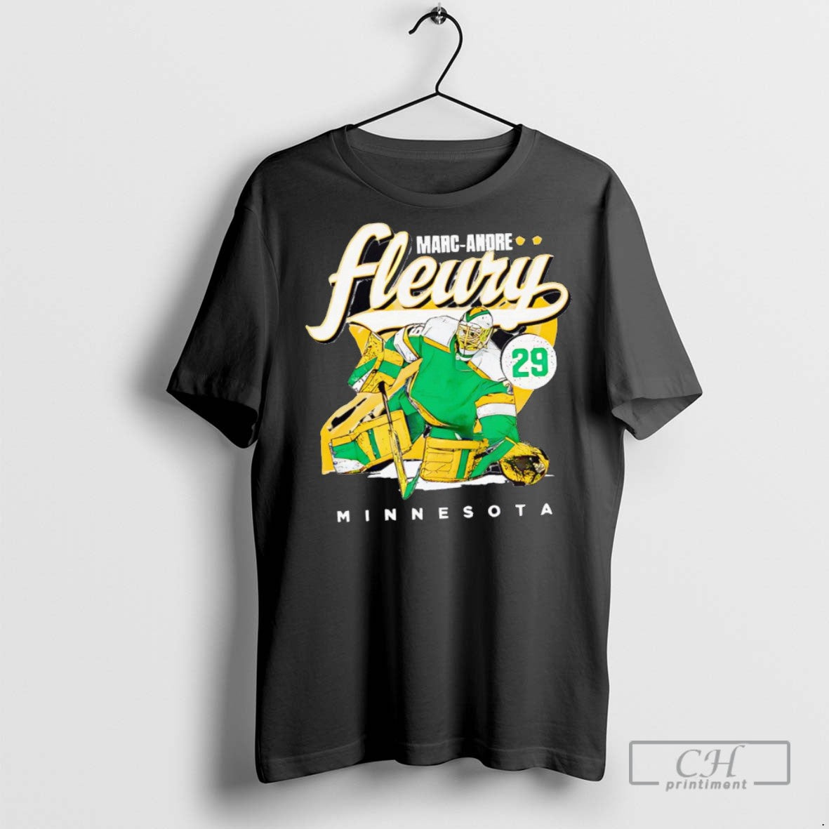 Marc Andre Fleury Minnesota Retro Hockey T Shirts Unisex T-shirt, Sweatshirt, Hoodie, Long Sleeve Tee - T-Shirt, Sweatshirt, Hoodie