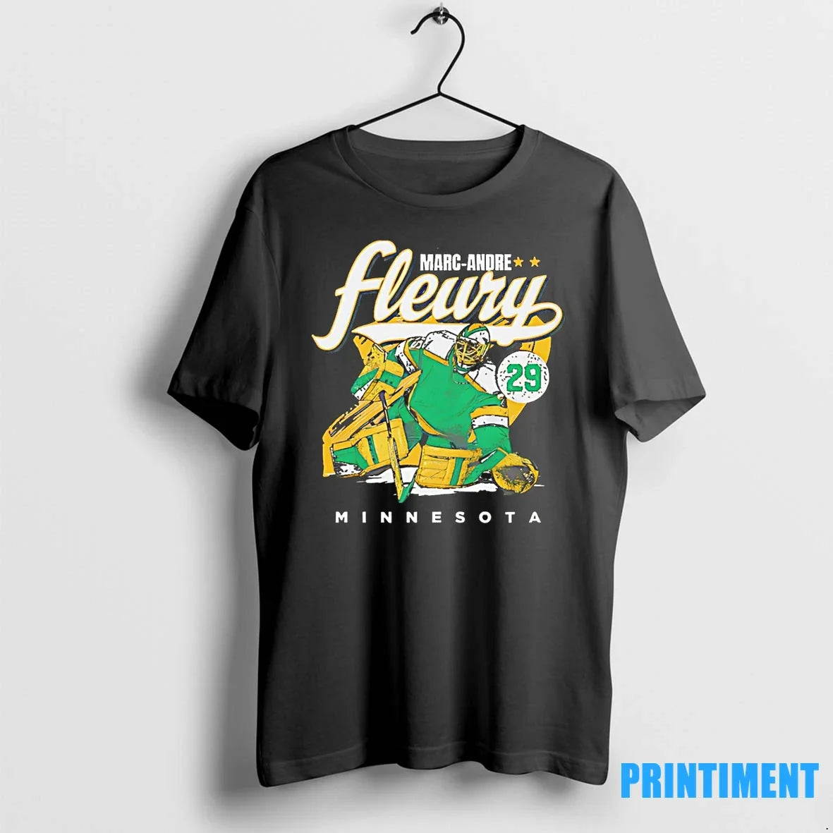 Marc Andre Fleury Minnesota Wild Retro Tshirts Sweater Unisex T-shirt, Sweatshirt, Hoodie, Long Sleeve Tee - T-Shirt, Sweatshirt, Hoodie