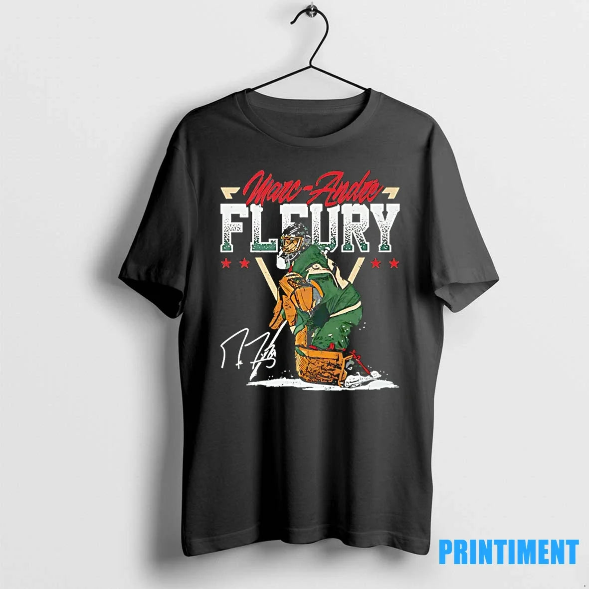 Marc Andre Fleury Minnesota Wild Triangle Name Signature Tshirts Sweater Unisex T-shirt, Sweatshirt, Hoodie, Long Sleeve Tee - T-Shirt, Sweatshirt, Hoodie