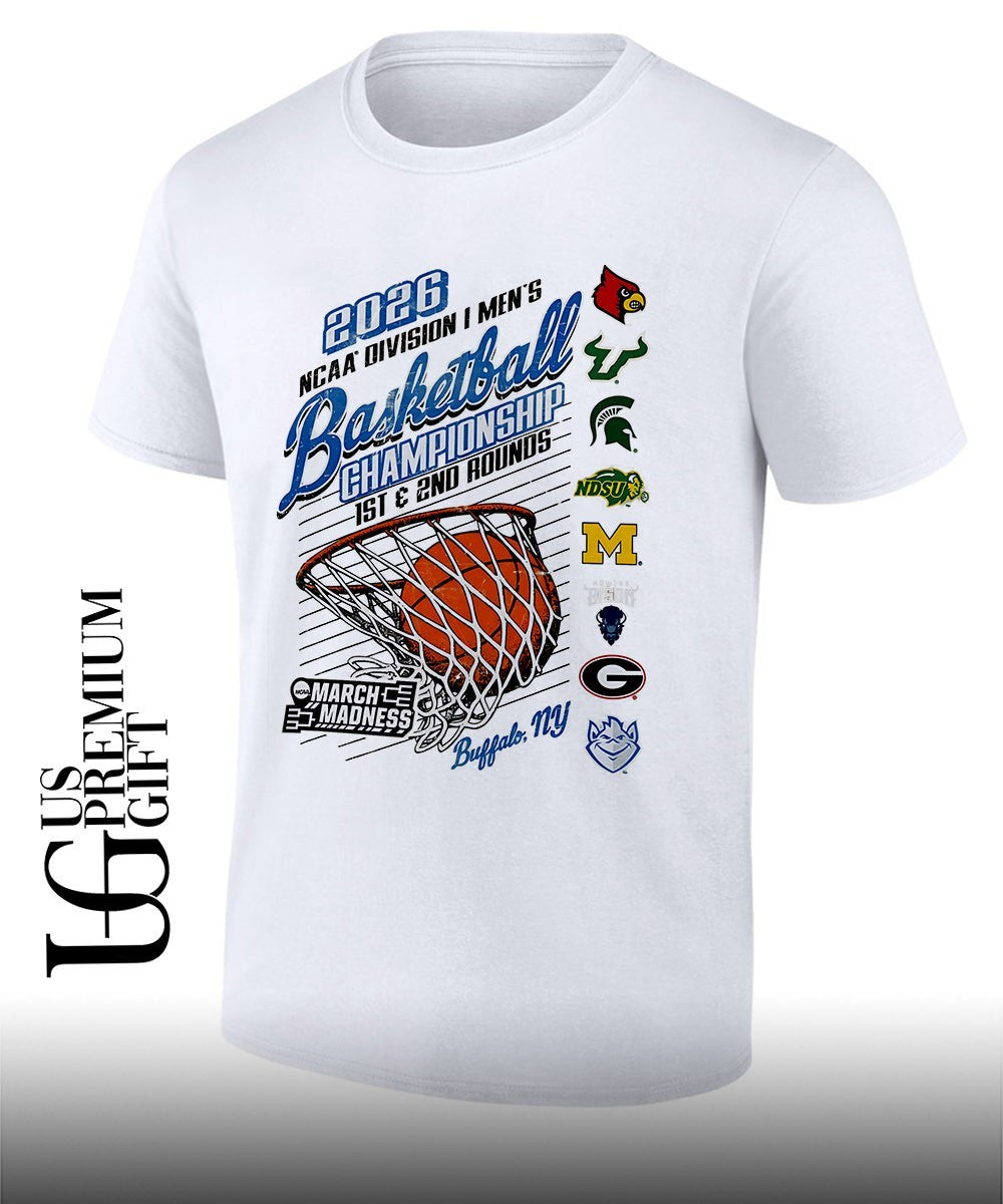 March Madness 2026 NCAA DI Mens Basketball Championship 1St and 2nd Rounds shirt Unisex T-shirt, Sweatshirt, Hoodie, Long Sleeve Tee - T-Shirt, Sweatshirt, Hoodie