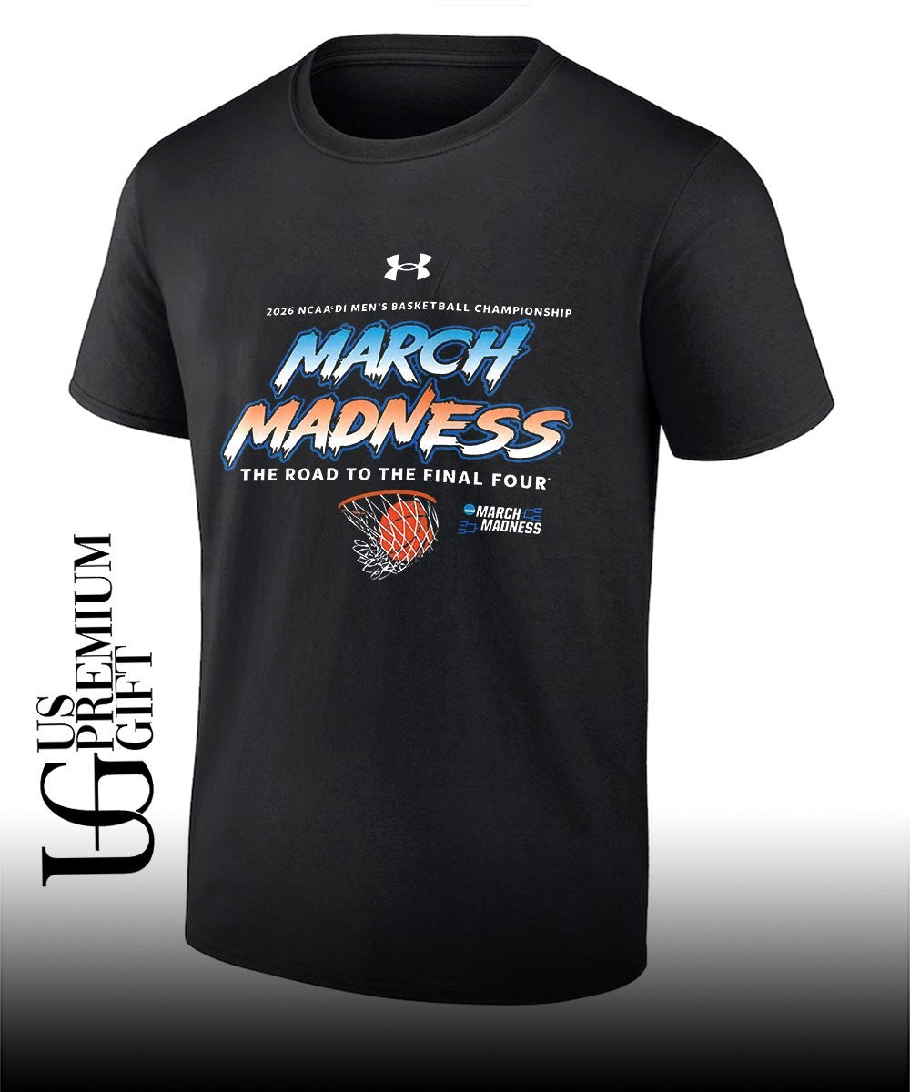 March Madness 2026 NCAA DI Mens Basketball Championship The Road To The First Four shirt Unisex T-shirt, Sweatshirt, Hoodie, Long Sleeve Tee - T-Shirt, Sweatshirt, Hoodie