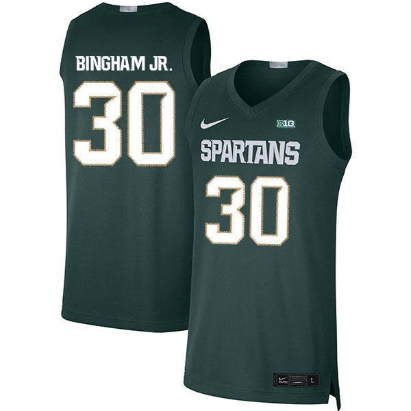 Marcus Bingham Jr.30 Green College Football Jersey football jersey product view 1