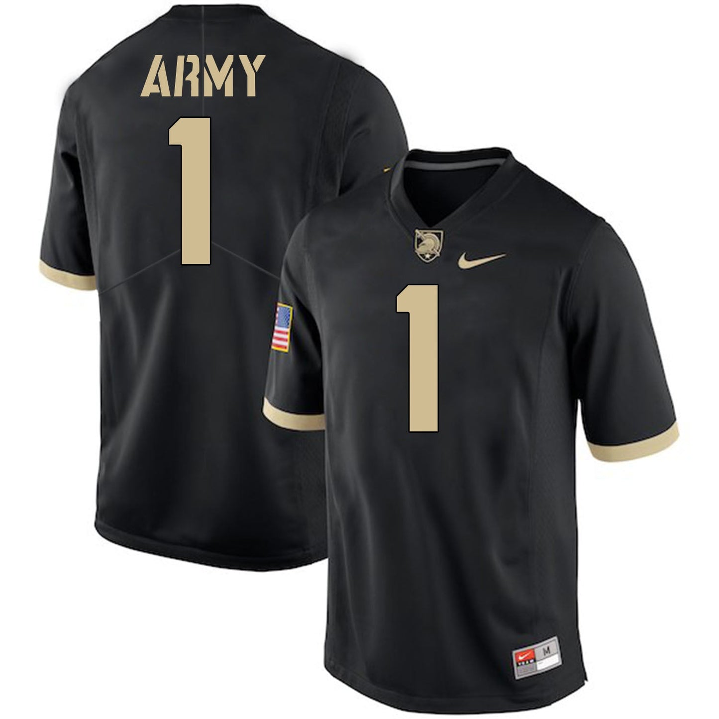 Marcus Hyatt 1 Black College Football Jersey football jersey product view 1