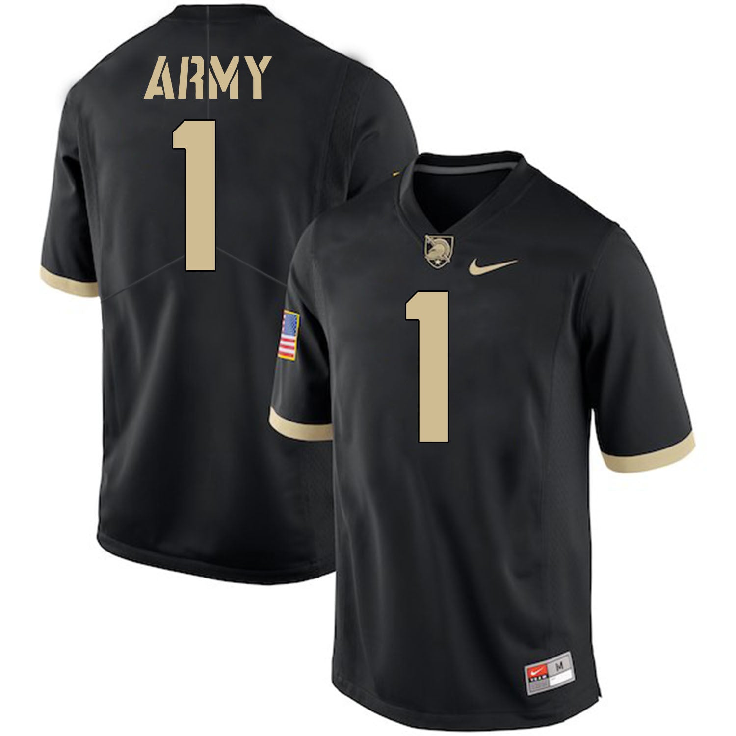 Marcus Hyatt 1 Black College Football Jersey football jersey product view 1