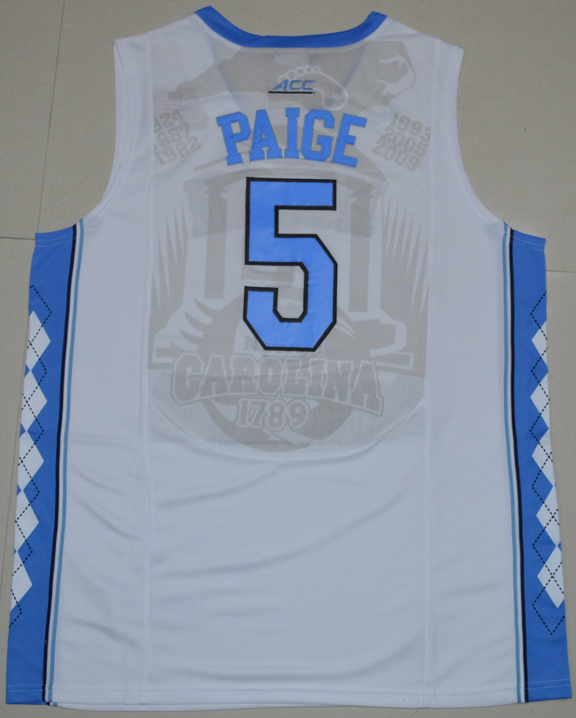 Marcus Paige 5 White College Football Jersey football jersey product view 1