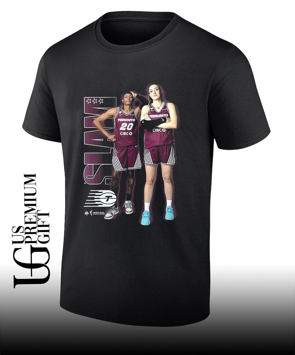 Marina Mabrey and Brittney Sykes Toronto Tempo Slam poster shirt Unisex T-shirt, Sweatshirt, Hoodie, Long Sleeve Tee - T-Shirt, Sweatshirt, Hoodie